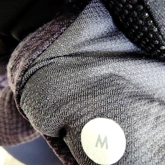 Lululemon Women's Houndstooth Swift Black Full-Zip Windbreaker Relay Jacket Sz M - Picture 7 of 8